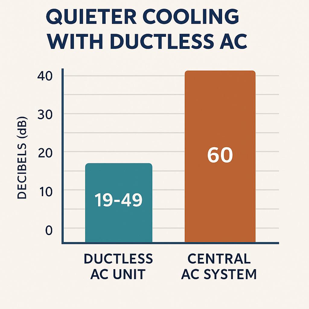 Quieter Cooling with Ductles AC Graphic