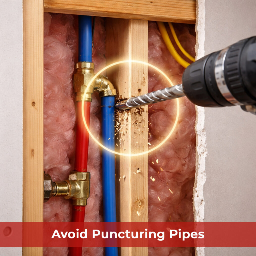 Avoid Puncturing Pipes