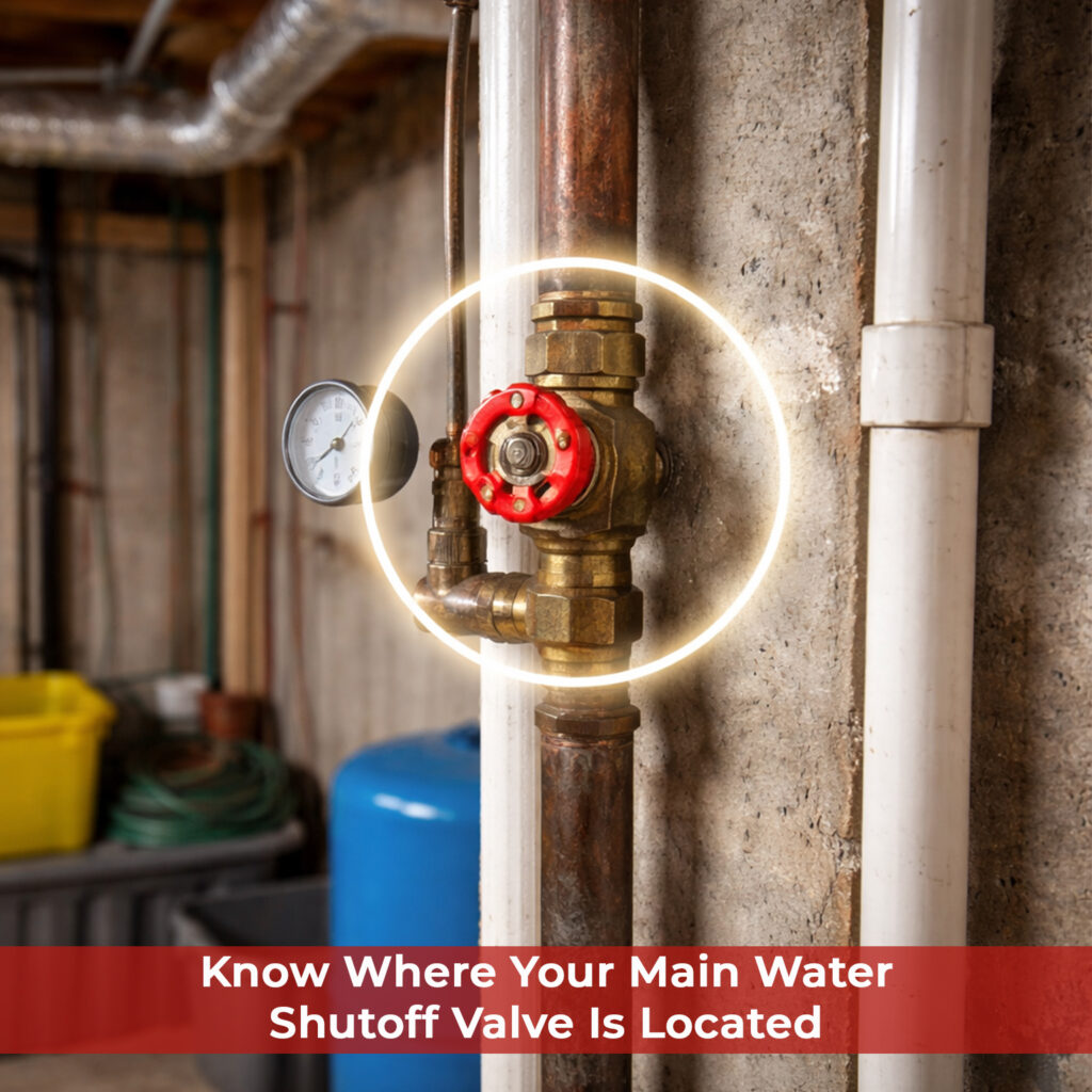 Water shut off valve